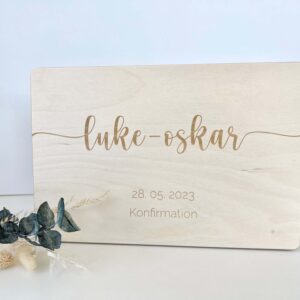 Erinnerungsbox Taufe Konfirmation Kommunion