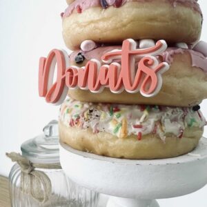 Caketopper Fronttopper Donuts