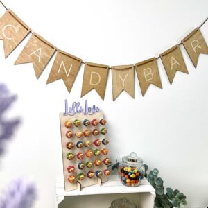 Candybar Wimpelkette