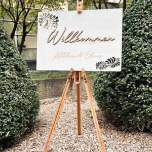 Willkommen Schild Welcome