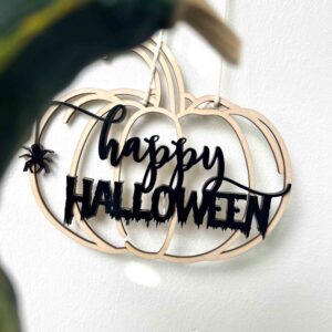 Happy Halloween Kürbis Deko
