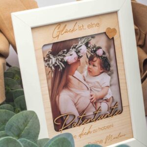 Glück ist, eine Patentante wie dich zu haben! Personalisiertes Patengeschenk.