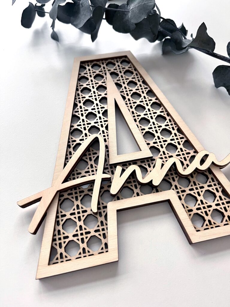 Selecta Lettera H In Legno - Decorazione Colorata Per Camera Bambini, Altezza 7 Cm - Foto 10