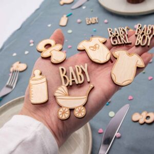 Streudeko Babyparty, Tischdeko Babyparty