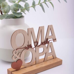 Oma und Opa - wir lieben euch, GEschenkidee Oma und Opa