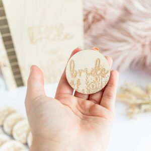 Team Bride Buttons, Bride Button, JGA