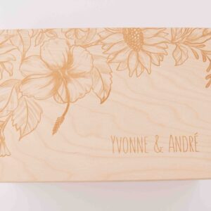 Einnerungsbox zur Hochzeit, Hochzeitsgeschenk