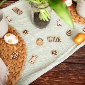 Streudeko Ostern aus Holz