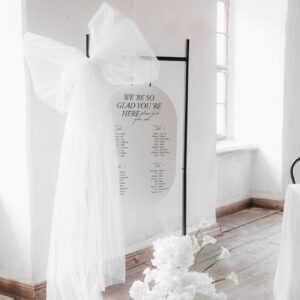 Tischplan für Hochzeit Tischnummern für Hochzeit, Übersicht Tischbelegung Hochzeit