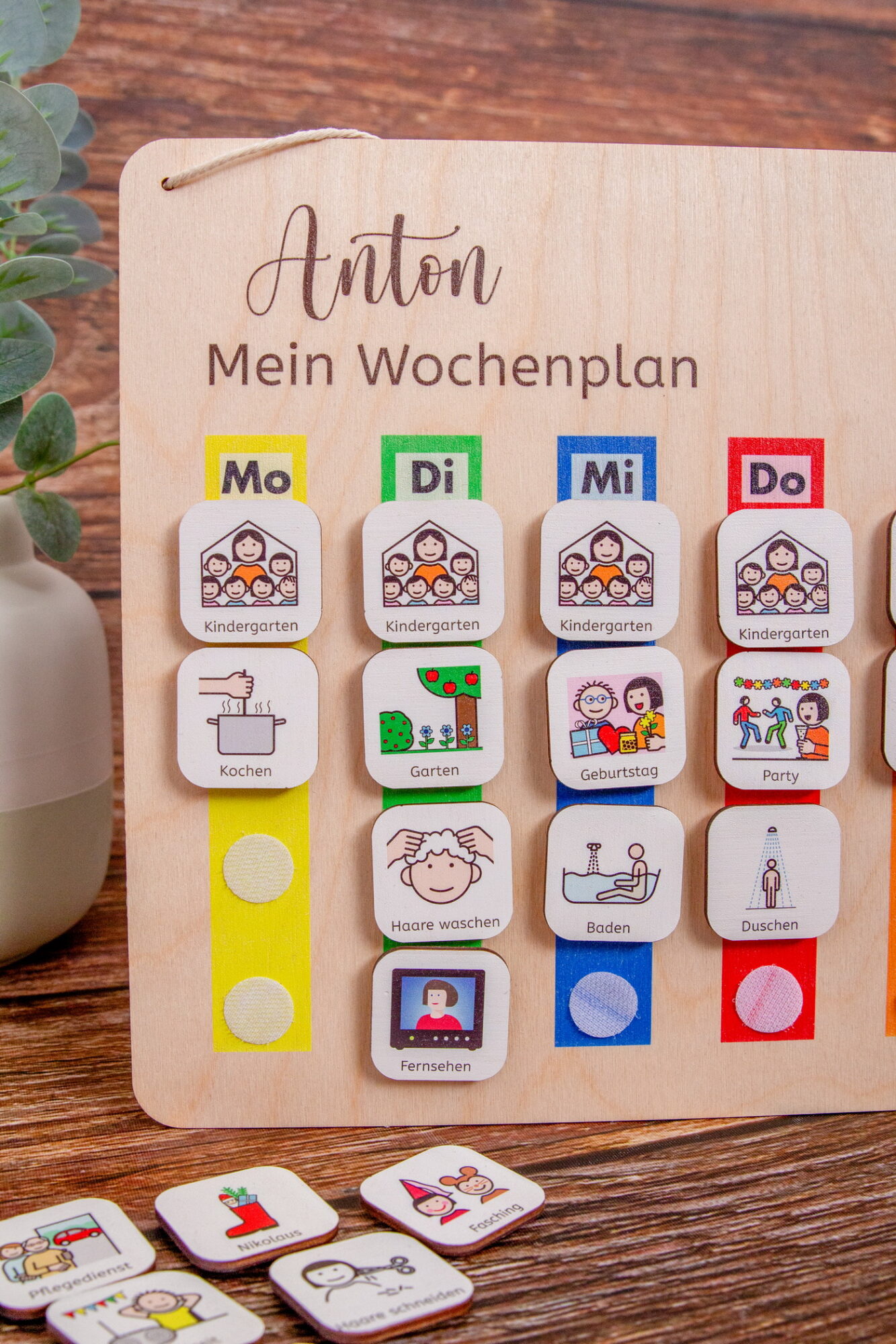 BASISSET Wochenplan METACOM - für Menschen aller Altersgruppen – von Kleinkindern bis Senioren / Kinder mit Autismus / ADHS - Wochenroutine 6 BASISSET Wochenplan METACOM - für Menschen aller Altersgruppen – von Kleinkindern bis Senioren / Kinder mit Autismus / ADHS - Wochenroutine