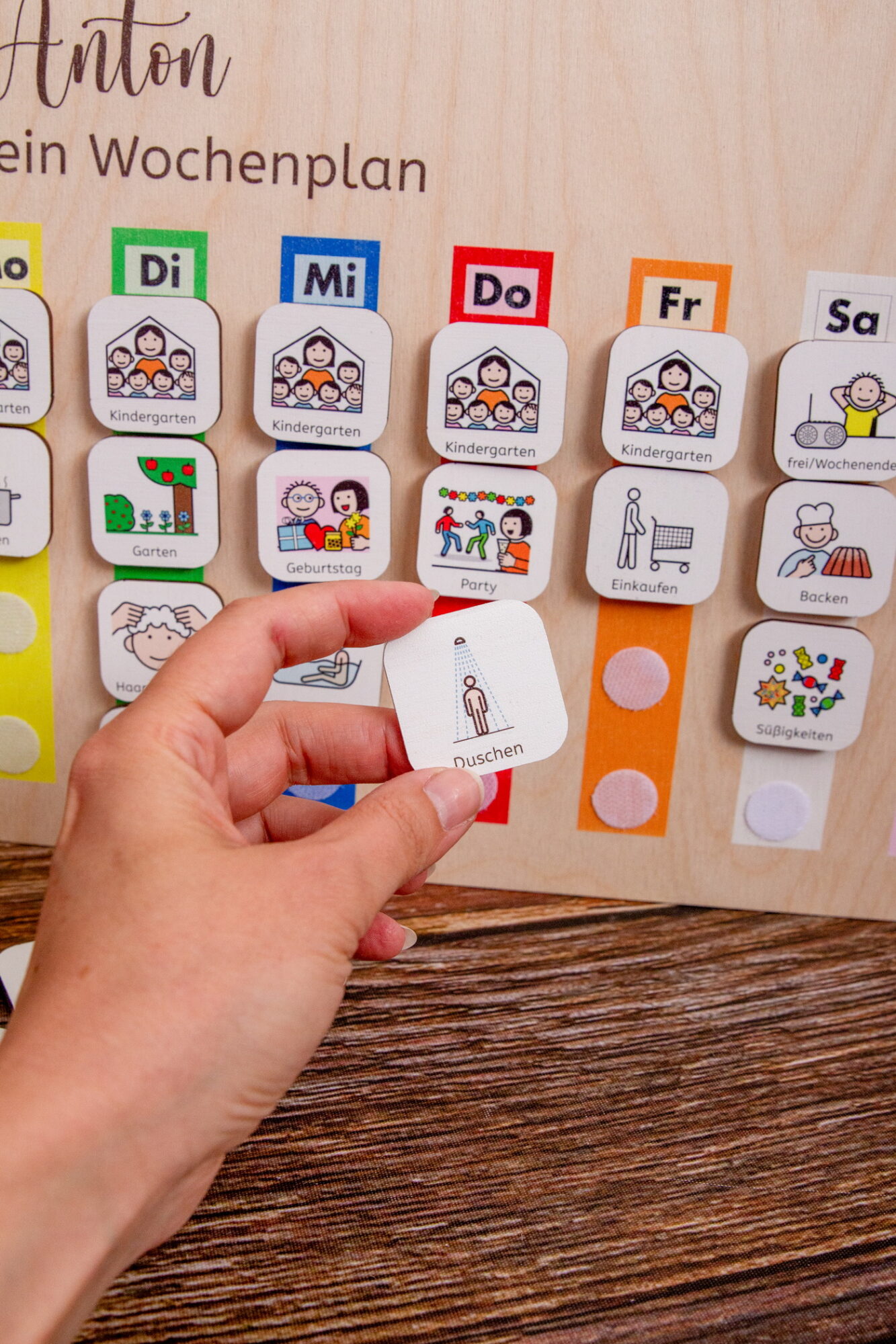 BASISSET Wochenplan METACOM - für Menschen aller Altersgruppen – von Kleinkindern bis Senioren / Kinder mit Autismus / ADHS - Wochenroutine 4 BASISSET Wochenplan METACOM - für Menschen aller Altersgruppen – von Kleinkindern bis Senioren / Kinder mit Autismus / ADHS - Wochenroutine