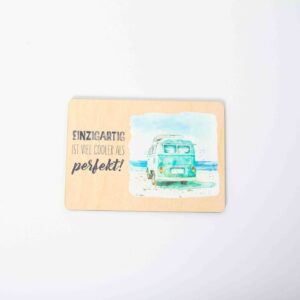 Postkarte: Einzigartig ist viel cooler als perfekt, Postkarte für Campingfreunde, Camping, Grußkarte