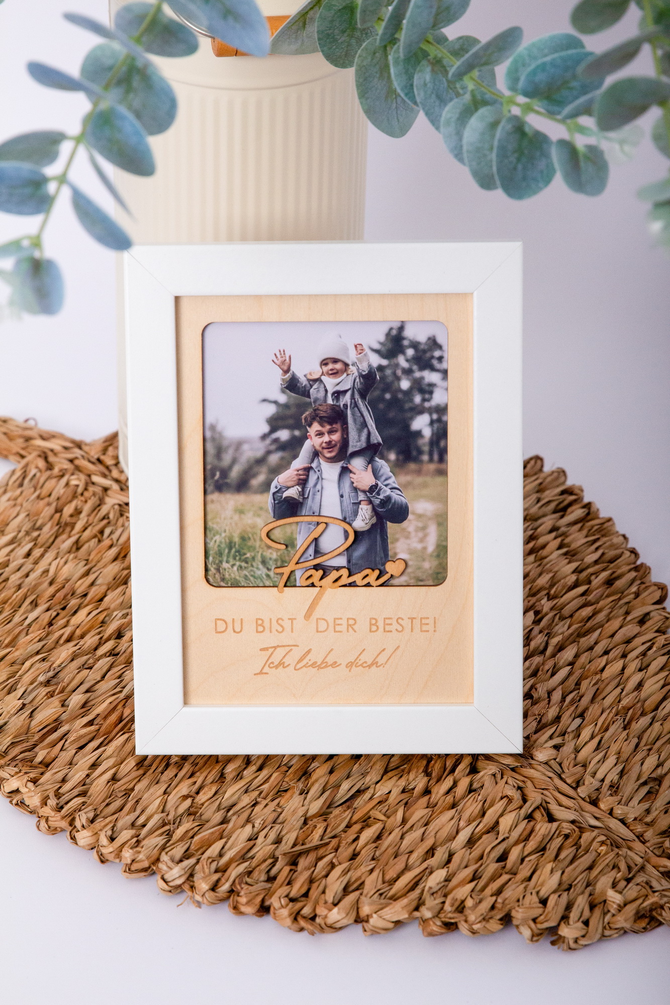 Bilderrahmen: Papa - Ich liebe dich 2 Geschenkidee Papa, Papa ich liebe dich, Papa Bilderrahmen