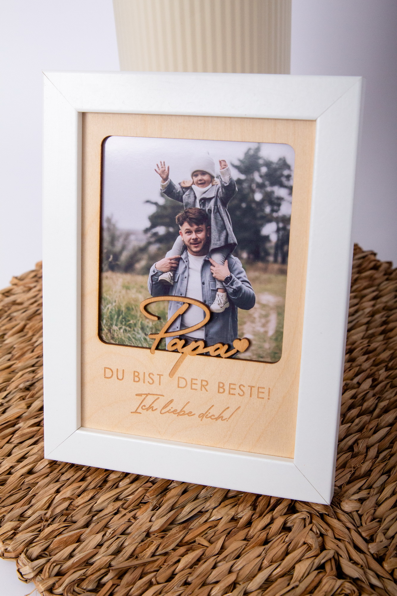 Bilderrahmen: Papa - Ich liebe dich 10 Geschenkidee Papa, Papa ich liebe dich, Papa Bilderrahmen