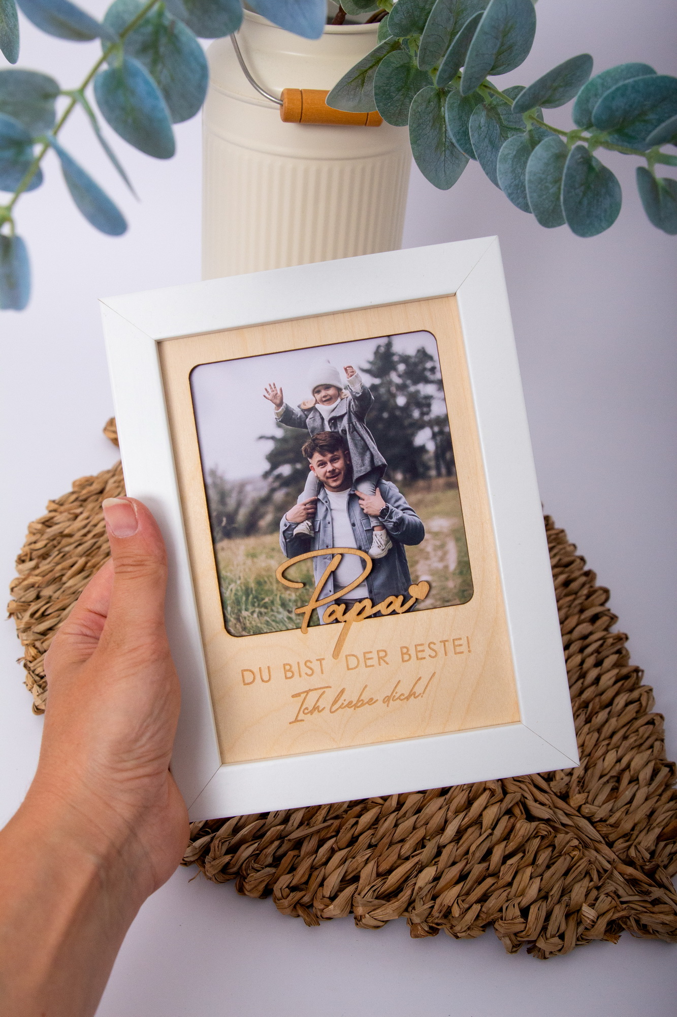 Bilderrahmen: Papa - Ich liebe dich 1 Geschenkidee Papa, Papa ich liebe dich, Papa Bilderrahmen