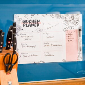 Sticky Wall Planner, Wand Planer Meal Prep, Essensplan für die Woche, Wochenplaner Essen, Wandplan Essen selbstklebend