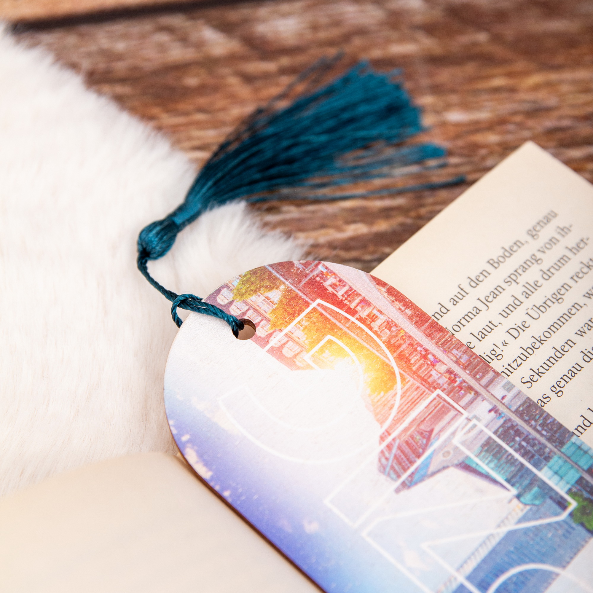 Lesezeichen Leipzig aus Holz – Handgefertigtes Souvenir & Geschenkidee 6 Lesezeichen aus Holz, Leipzig Bookmark, Lesezeichen Leipzig