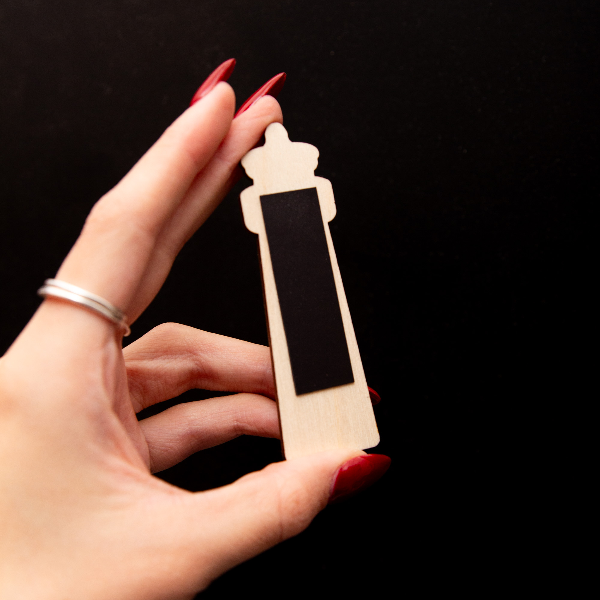 Personalisierter Holzmagnet Leuchtturm & Wunschname – Maritimer Kühlschrankmagnet rund – Geschenk Einzug & Küstenliebe – Made in Leipzig 7 Magnet aus Holz, Holzmagnet Leuchtturm