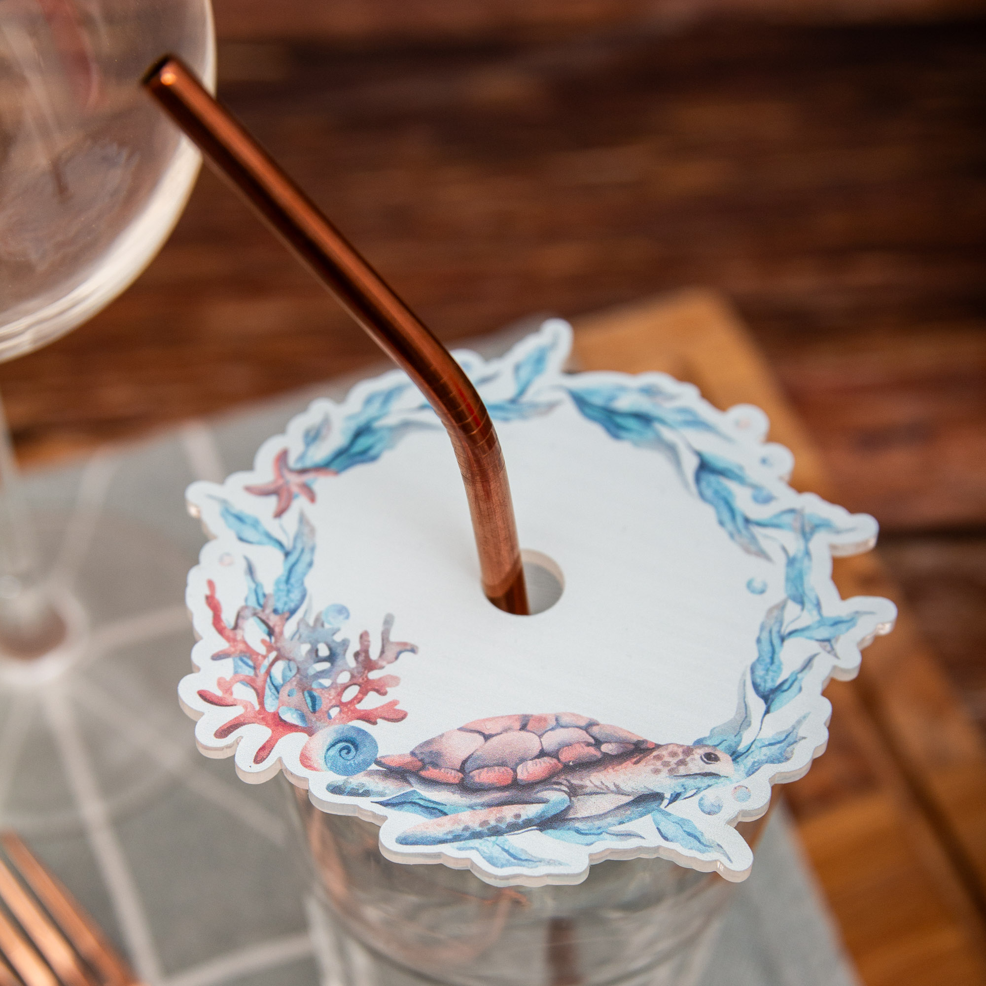 Glasdeckel „Schildkröte“ – Maritimer Insektenschutz für Gläser & Tassen – Getränkeabdeckung aus Holz oder Acryl – Handgemacht in Leipzig 12 Glasdeckel für den Sommer, Insektenschutz getränk, Wein, Glas, Mit Loch und ohne Loch