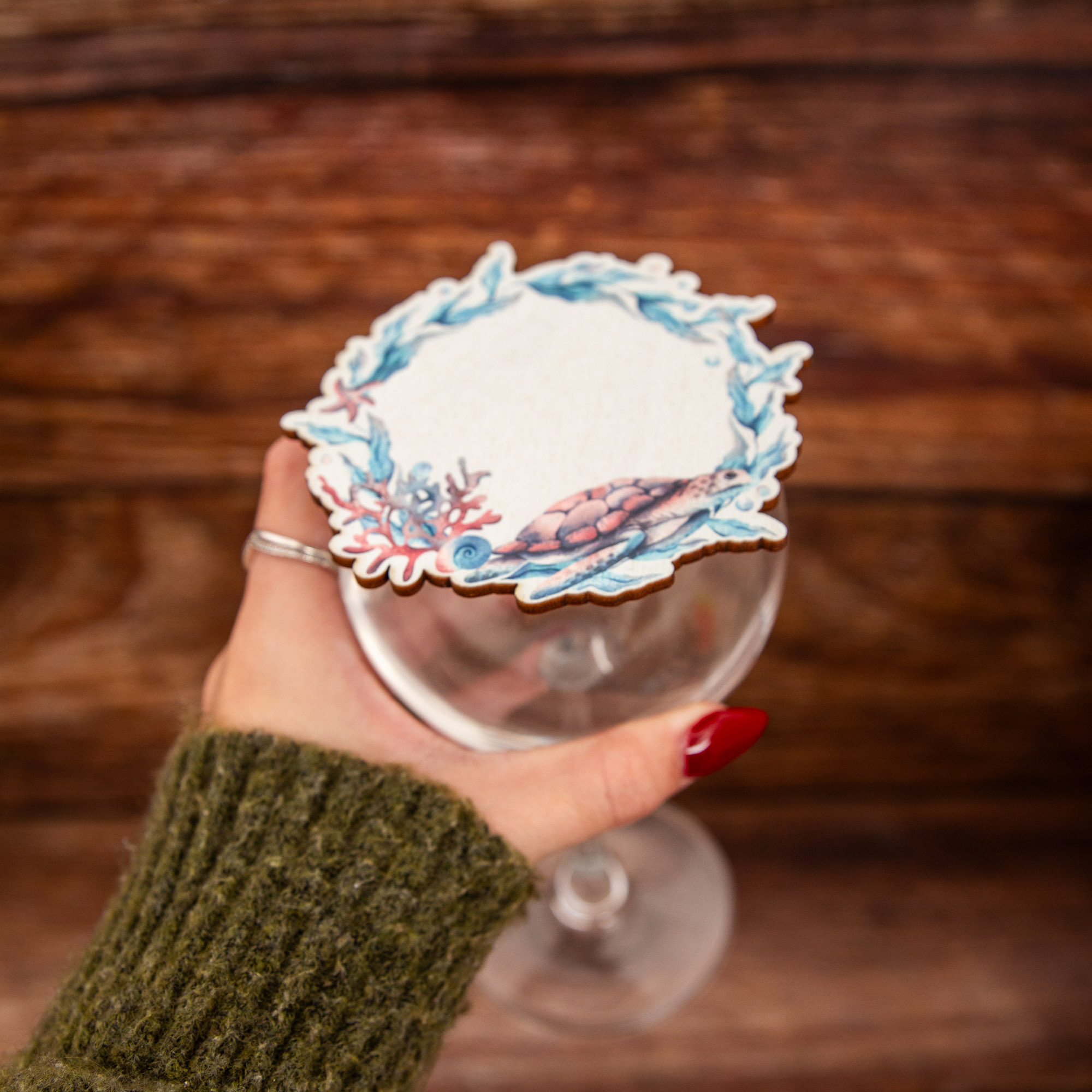 Glasdeckel „Schildkröte“ – Maritimer Insektenschutz für Gläser & Tassen – Getränkeabdeckung aus Holz oder Acryl – Handgemacht in Leipzig 13 Glasdeckel für den Sommer, Insektenschutz getränk, Wein, Glas, Mit Loch und ohne Loch