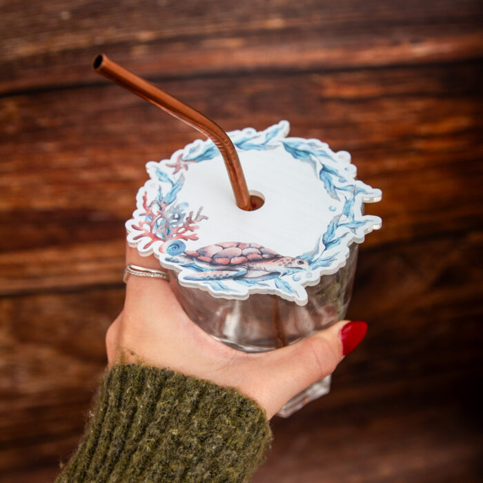 Glasdeckel für den Sommer, Insektenschutz getränk, Wein, Glas, Mit Loch und ohne Loch