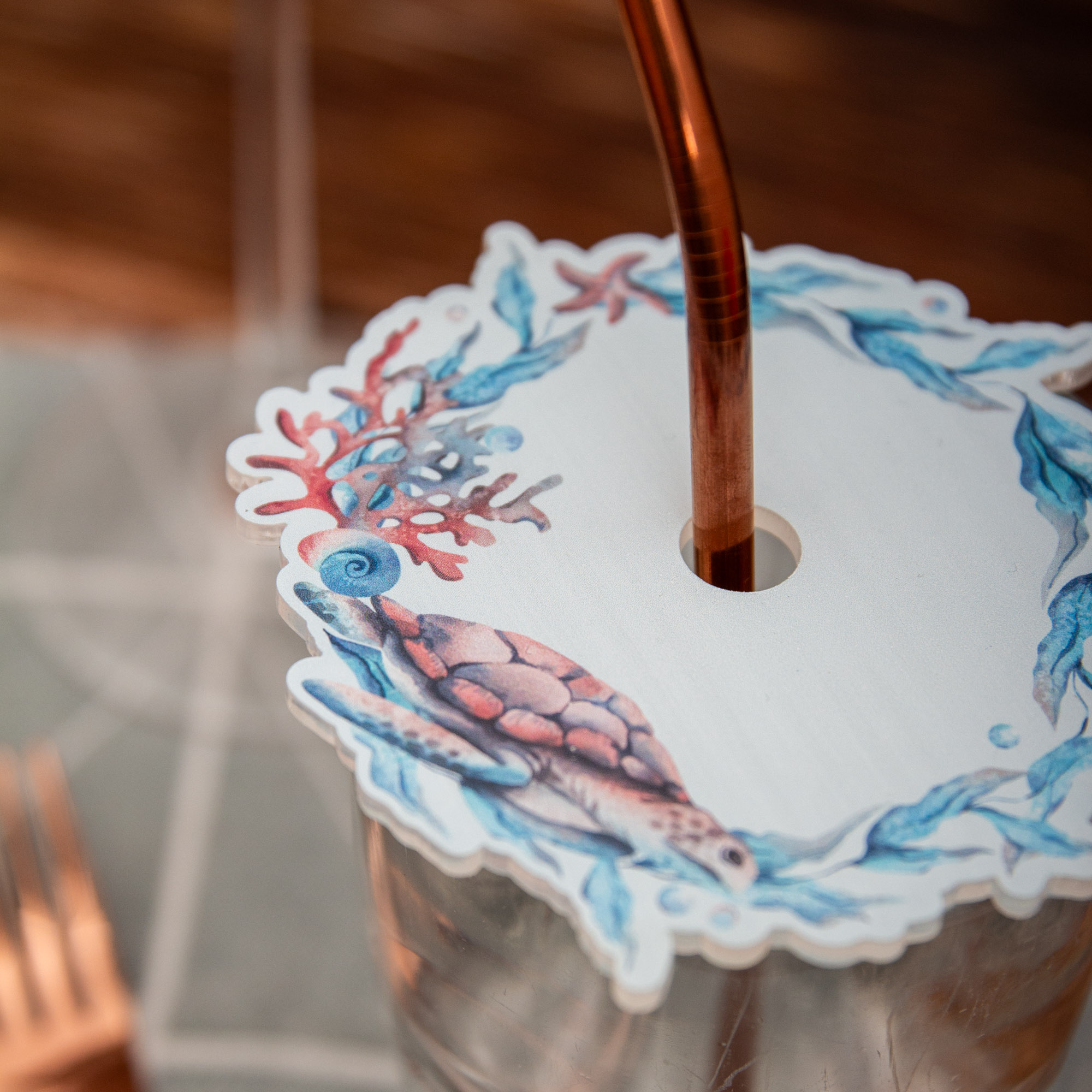 Glasdeckel „Schildkröte“ – Maritimer Insektenschutz für Gläser & Tassen – Getränkeabdeckung aus Holz oder Acryl – Handgemacht in Leipzig 10 Glasdeckel für den Sommer, Insektenschutz getränk, Wein, Glas, Mit Loch und ohne Loch