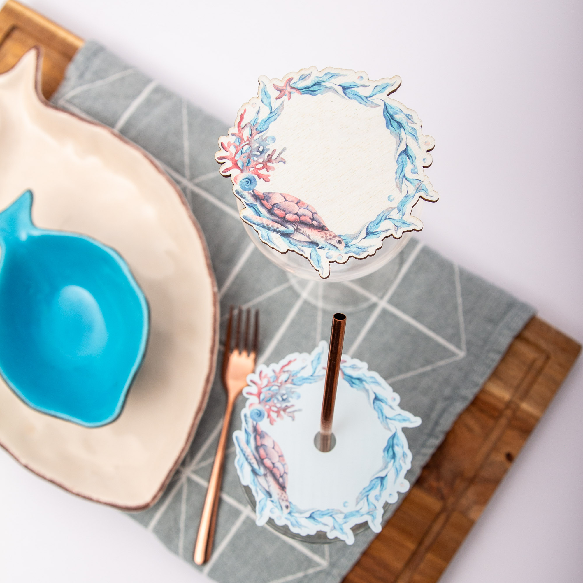 Glasdeckel „Schildkröte“ – Maritimer Insektenschutz für Gläser & Tassen – Getränkeabdeckung aus Holz oder Acryl – Handgemacht in Leipzig 8 Glasdeckel für den Sommer, Insektenschutz getränk, Wein, Glas, Mit Loch und ohne Loch