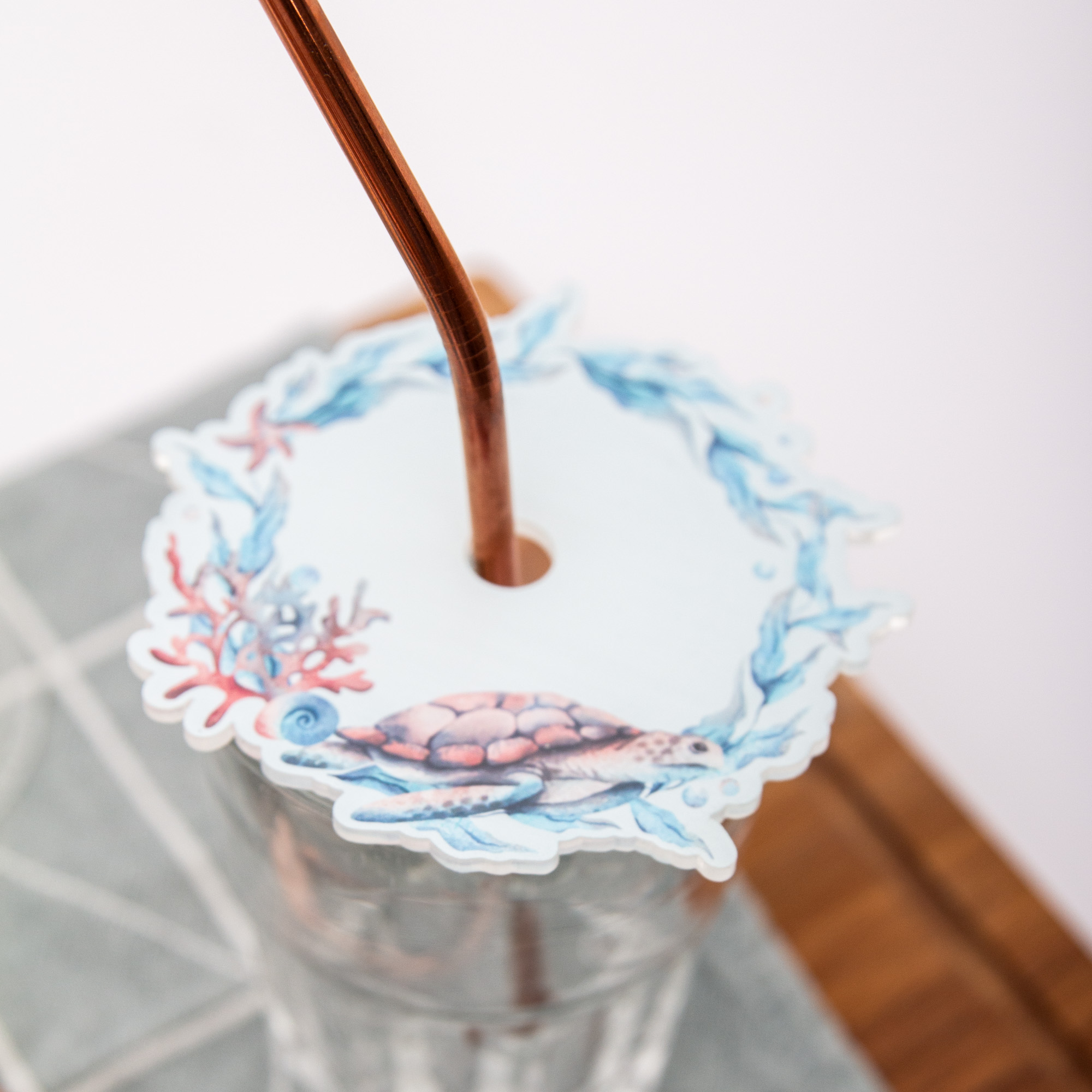 Glasdeckel „Schildkröte“ – Maritimer Insektenschutz für Gläser & Tassen – Getränkeabdeckung aus Holz oder Acryl – Handgemacht in Leipzig 7 Glasdeckel für den Sommer, Insektenschutz getränk, Wein, Glas, Mit Loch und ohne Loch