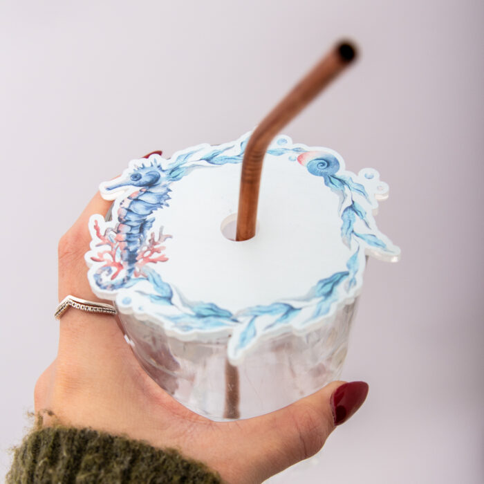 Glasdeckel für den Sommer, Insektenschutz getränk, Wein, Glas, Mit Loch und ohne Loch