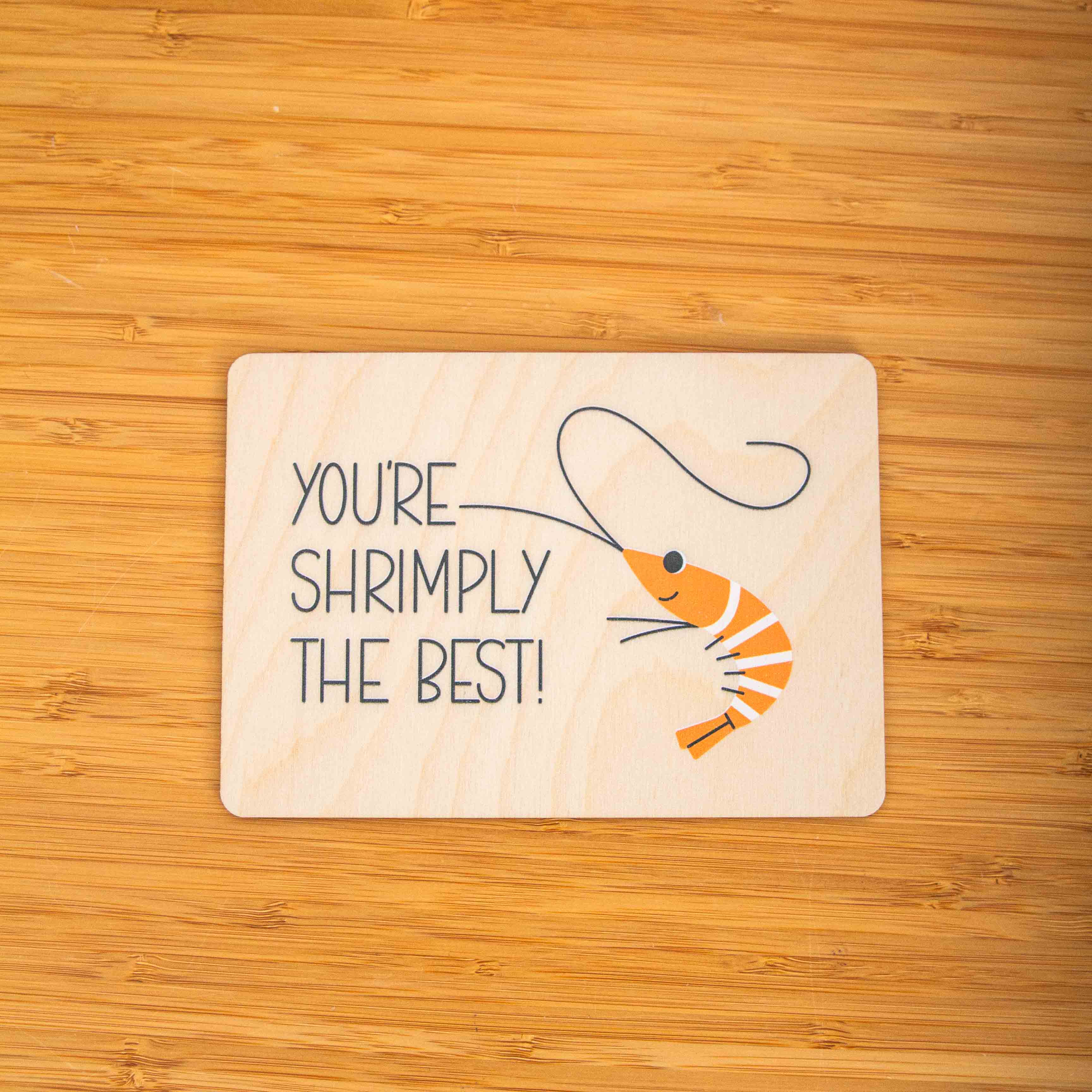 Postkarte you re shrimply the best / Holzpostkarte Bücherliebhaber / Bookstagram / Postkarten mit Botschaft 1 Postkarte you re shrimply the best / Holzpostkarte Bücherliebhaber / Bookstagram / Postkarten mit Botschaft
