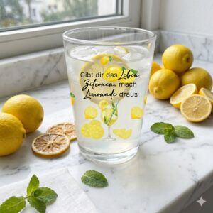 Ein A5-Bogen mit verschiedenen, detailreichen Zitronen-Motiven als randlose Rub-On Sticker für Bastelarbeiten und DIY-Projekte.